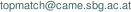 TopMatch-web e-mail address